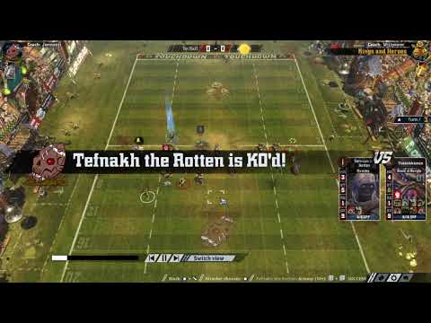 Blood Bowl Game Analysis Undead vs Nurgle