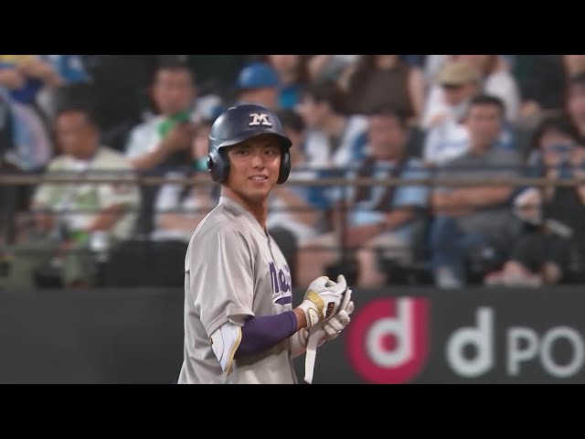 【7回表】明治大・宗山塁 代打から出場し2打席連続ヒット!! 2024年8月31日 北海道日本ハムファイターズ 対 東京六大学選抜チーム