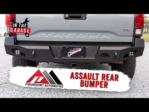 Paramount Automotive Assault Rear Bumper - Features and Benefits