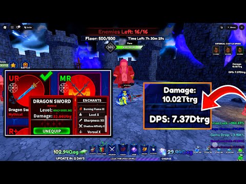 How to get MAX DPS and reached FLOOR 500 easily in Arise Crossover X-Mas Update