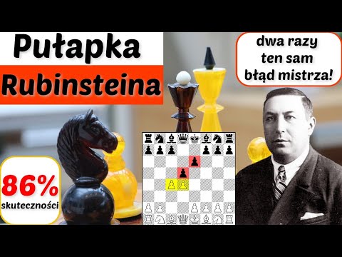 CHESS 269# Akiba Rubinstein's Trap Queen's Gambit. Chess traps, chess openings, tricks.
