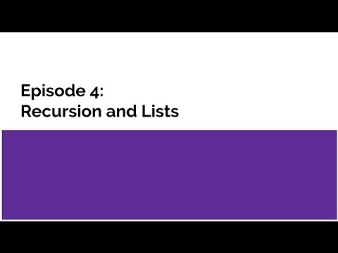 Introduction to Functional Programming in Haskell: Episode 4 - Recursion and Lists