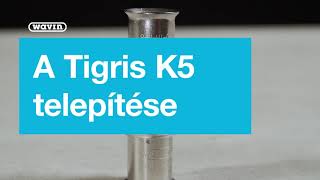 Wavin Tigris K5 műanyag présidom rendszer - telepítés