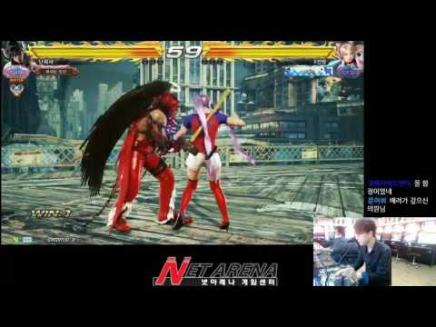 꼬꼬마vs전띵 Kkokkoma(Devil Jin) vs Jeondding(Lucky chloe) -Divine Ruler 2017 5/10 Tekken7 fr