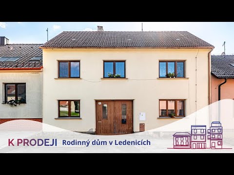 Prodej rodinného domu o dvou bytových jednotkách v Ledenicích