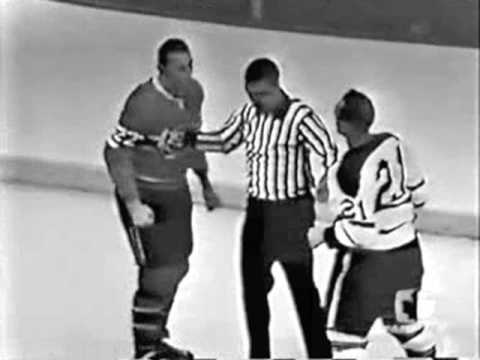 1965 04 01 R Backstrom,J Ferguson,T Harris,C Larose,J Roberts B Baun,R Ellis,F Mahovlich,P Stemko