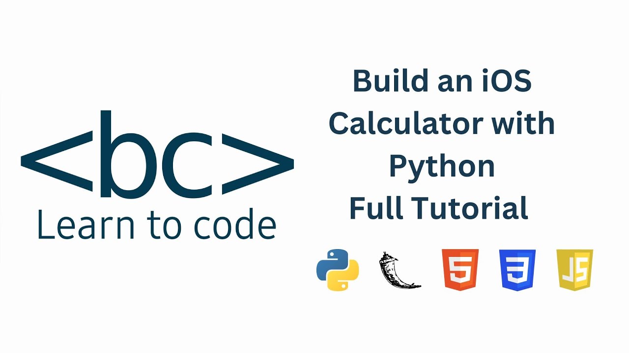 How to Build an iOS-style Calculator with Python & Flask - Full Tutorial