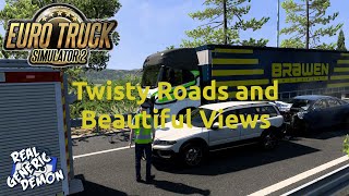 Euro Truck Simulator 2 🚛 - Ep277:  Twisty Roads and Beautiful Views