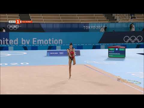 Alina Adlikhanova - Ball Qualifications - Tokyo 2020 Olympic Games (HD)