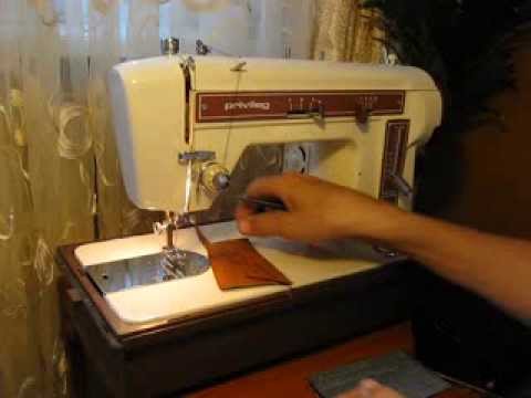 Sewing machine Швейная машина Privileg Zick-Zack mod.192 YB test кожа