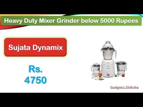 Sujata Dynamix 900 Watt Heavy Duty Mixer Grinder