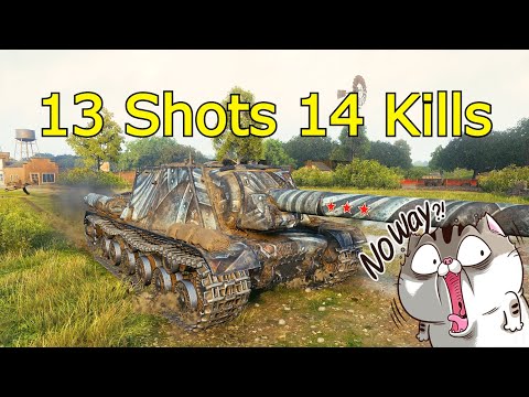World of Tanks ISU-152 - 14 Kills In 13 Shots !