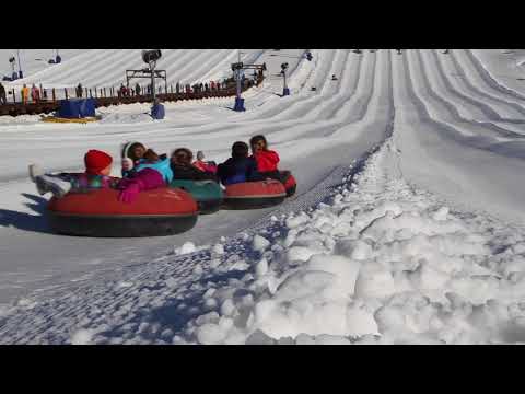 Snow Tubing at Perfect North Slopes