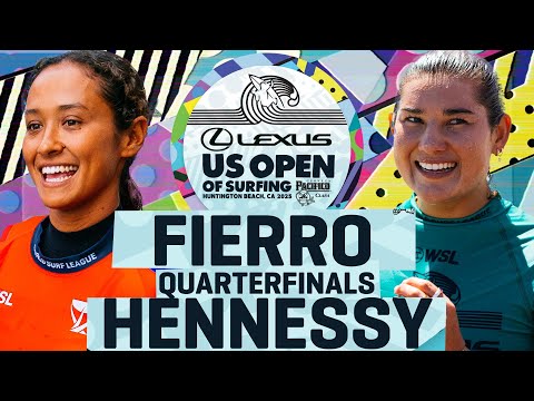 Brisa Hennessy vs Vahine Fierro | Lexus US Open of Surfing 2025 - Challenger Quarterfinals