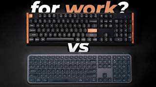 Which keyboard is ACTUALLY BETTER for WORK? (Logitech MX Key