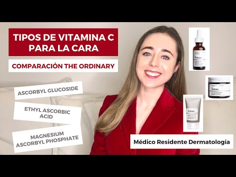 TIPOS DE VITAMINA C PARA LA CARA | THE ORDINARY ASCORBYL GLUCOSIDE SOLUTION 12,  L-ASCORBIC ACID 100