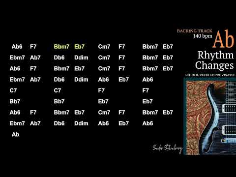 Rhythm Changes in Ab - Backing Track for Jazz Practice - 140bpm - Playalong Version 0001