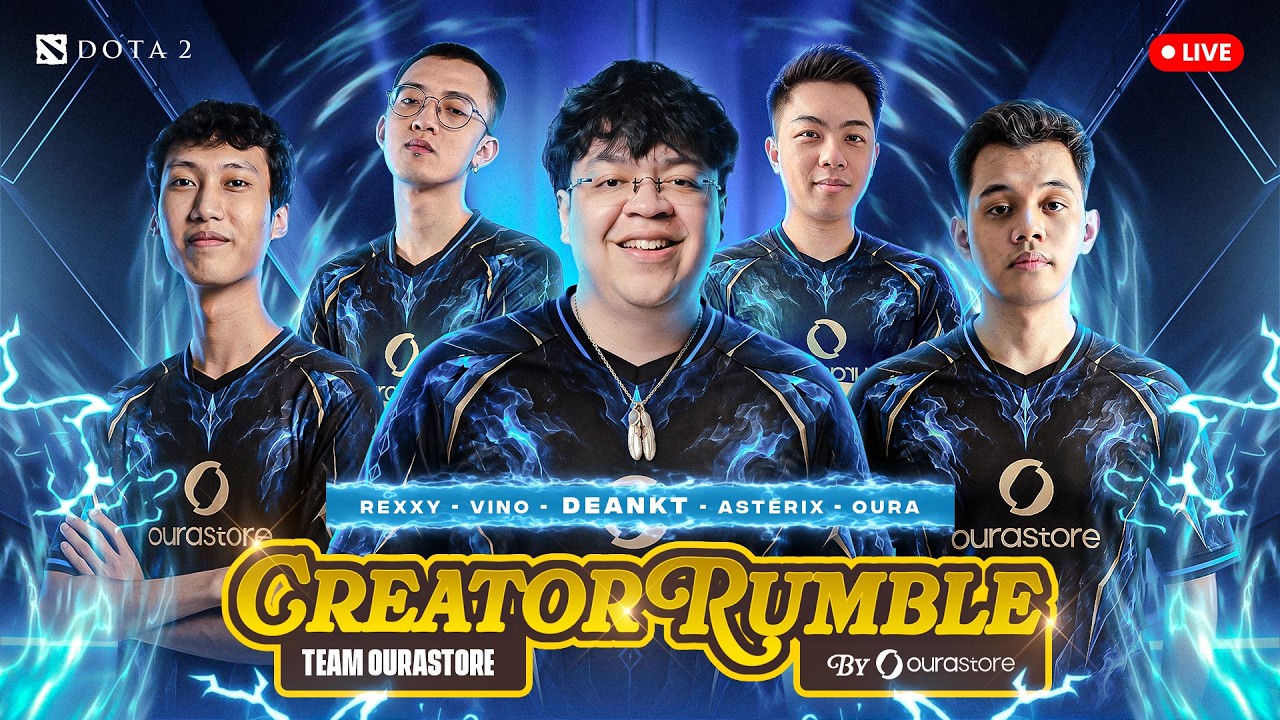 HARI YANG DI TUNGGU2 ⚔️ OURASTORE VS PRK ⚔️ DOTA 2 CREATOR RUMBLE BY OURASTORE