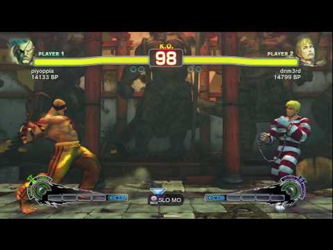 SSF4: dnm3rd (Cody) vs. piyoppia (Sagat)