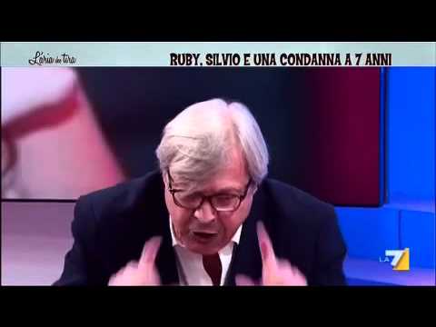 Vittorio Sgarbi: "Le donne troie e tutti quei prostituti in Parlamento non sono puttane?"