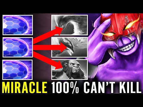 MIRACLE - 100% The ART OF PRO DOTA 2 - New Signature Hero! WTF ZERO DEATH Can't Kill Facless Void