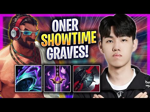 ONER SHOWTIME WITH GRAVES! - T1 Oner Plays Graves JUNGLE vs Lee Sin! | Season 2024