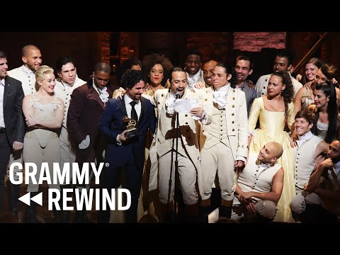 Lin-Manuel Miranda Raps His GRAMMY Acceptance Speech For 'Hamilton' | GRAMMY Rewind