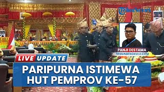 Rapat Paripurna Istimewa HUT Provinsi Bengkulu ke-57, DPRD Tunda Pembacaan Surat PAW Ketua Dewan