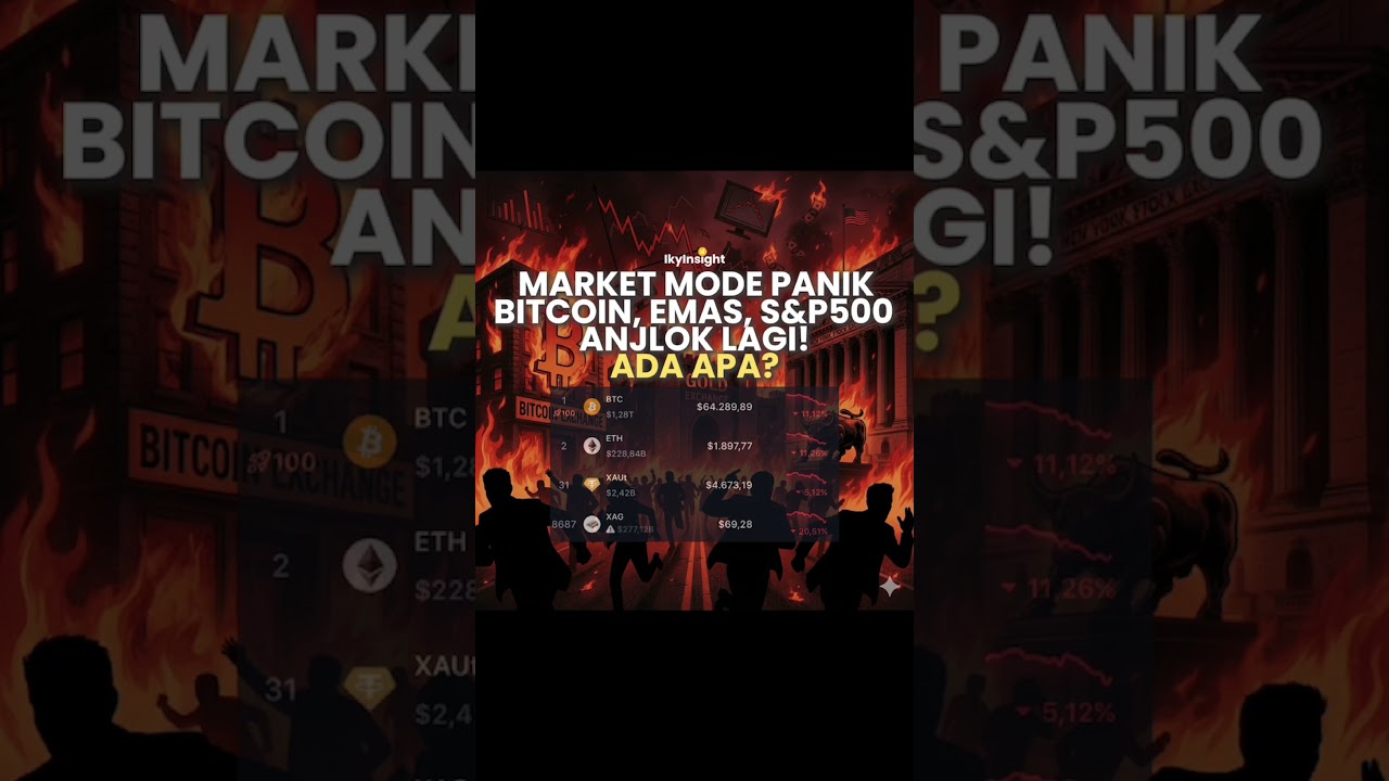 MARKET KRIPTO, SAHAM, DAN LOGAM ANJLOK LAGI! ADA APA?