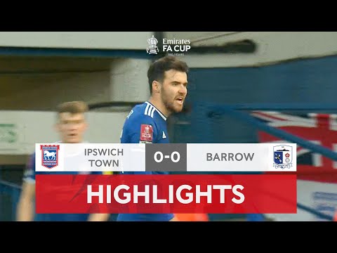 Barrow Hold Off Late Ipswich Surge | Ipswich Town 0-0 Barrow | Emirates FA Cup 2021-22