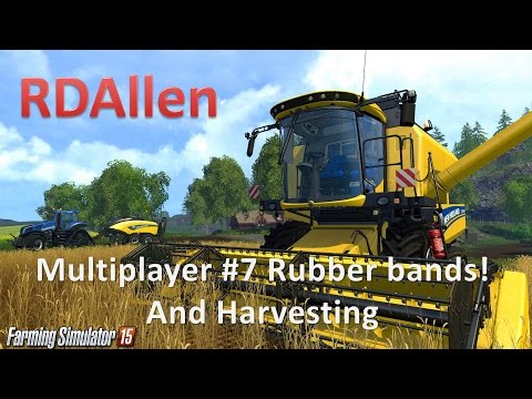 Farming Simulator 15 Multiplayer E7 - Rubber Banding Harvesting