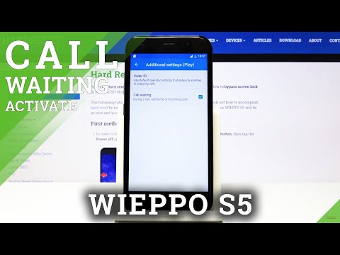 How to Activate Call Waiting in Wieppo S5 - Enable Call Waiting Feature
