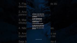 APRENDA COMO SER FRIO: