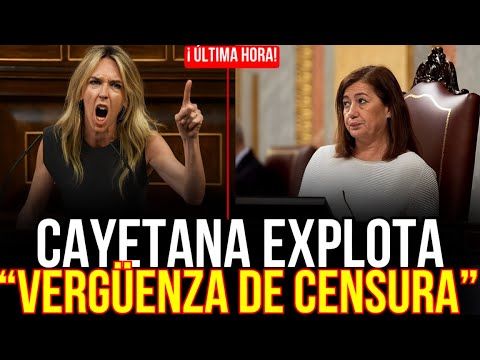 Cayetana explodes! Denounces a "camouflaged Soviet" to silence the press