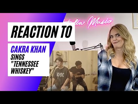 Voice Teacher Reacts to Cakra Khan - Tennessee Whiskey (Chris Stapleton Cover) Live Session