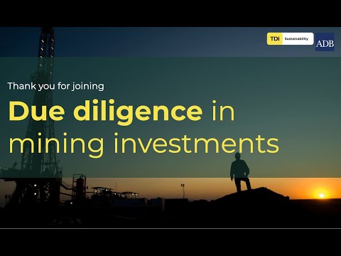 Due diligence in mining investments