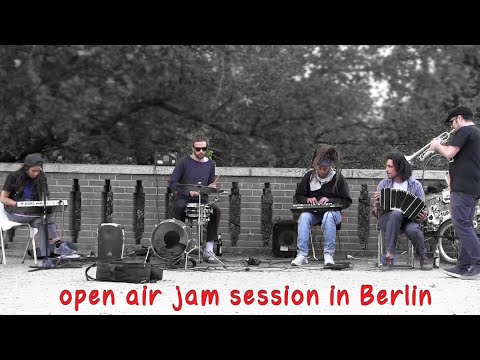 open air jam session in Berlin