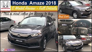 Amaze 2018 S Model Review | New Amaze S Interior,Feature,Price | Amaze 2018 Grey modern steel colour
