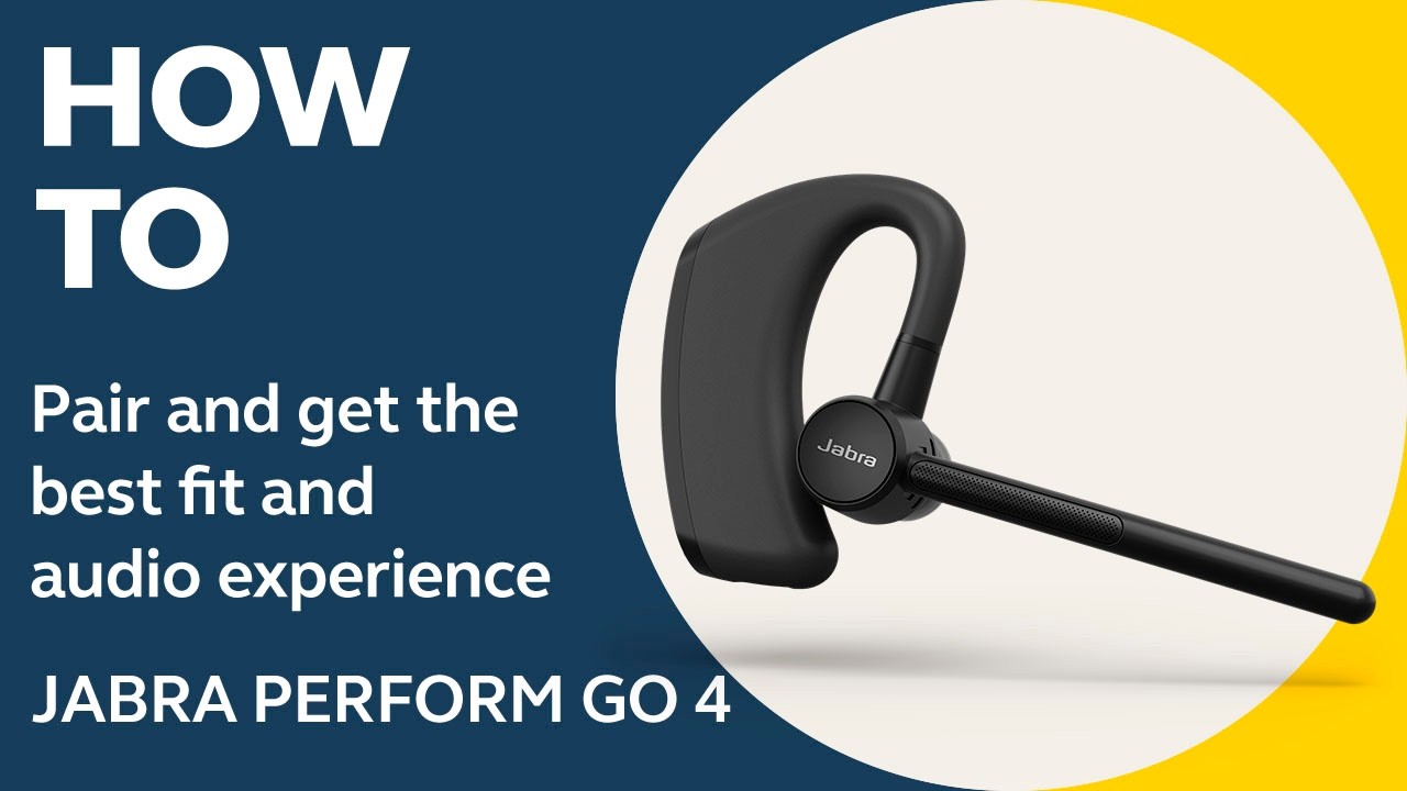 Get started with your Jabra Perform Go 4 | Jabra Support