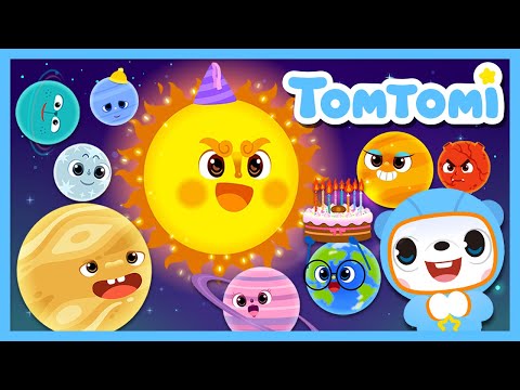 The Solar System Song🪐 | Find the Missing Planets at the Sun's Birthday Party! | Kid Song | TOMTOMI