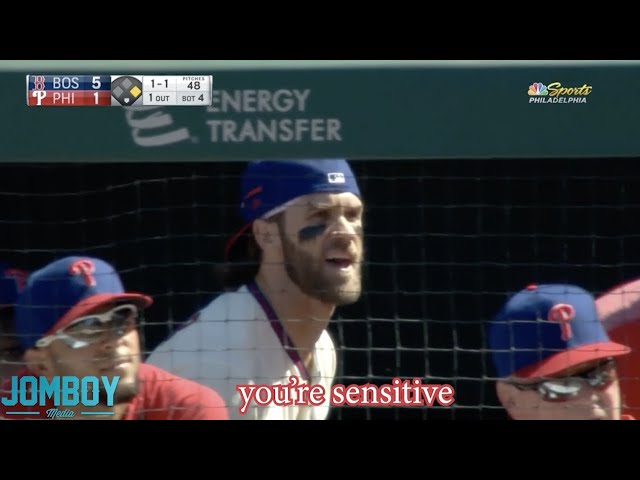 Bryce Harper gets ejected and calls the ump a cry baby, a breakdown