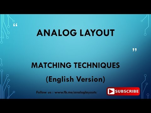 MATCHING TECHNIQUES - English Version