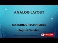 MATCHING TECHNIQUES - English Version
