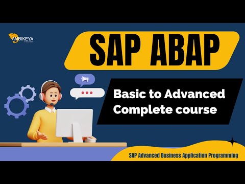 SAP ABAP (Basic to Advanced Complete course) || Best SAP Training || Ambikeya