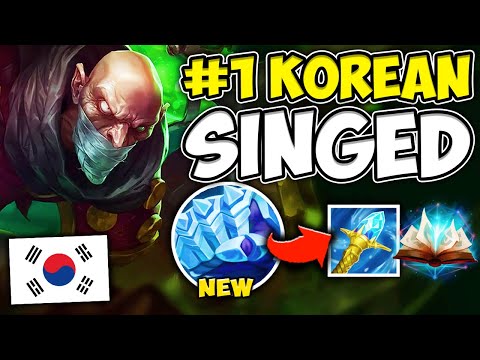 RANK 1 SINGED - I Copied the BEST Korean Singed Player’s Build!