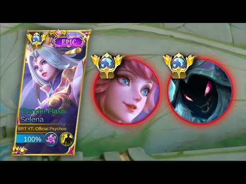 TOP GLOBAL SELENA vs TOP GLOBAL HELCURT + FLORYN | SELENA GAMEPLAY | SELENA ITEM BUILD