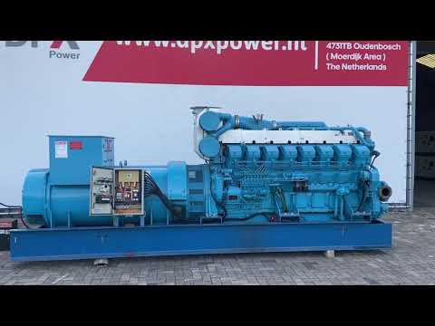 DPX Power: Mitsubishi S16R PTA - 1.500 kVA Generator Set - DPX-12427