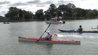 Manhattan Island Marathon Swim 2013 - The Race At The Front (MIMS)