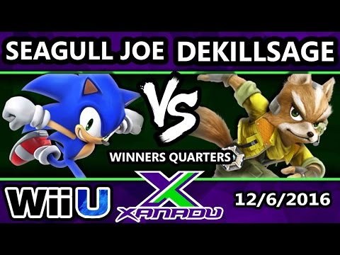 S@X 179 - Seagull Joe (Sonic) Vs. dekillsage (Fox) - SSB4 Winners Quarters - Smash for Wii U