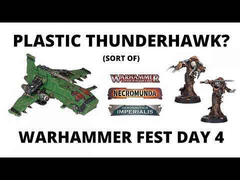 Thunderhawk Gunship is Plastic but Small... Warhammer Fest Day 4 Reveals